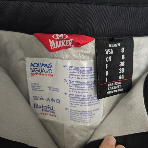 Marker Women's Snow Pants size M waterproof - Picture 6 of 9